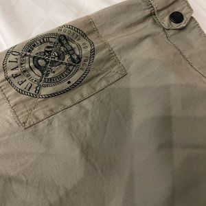 Buffalo 4XL Short Sleeved Camo Green button down shirt